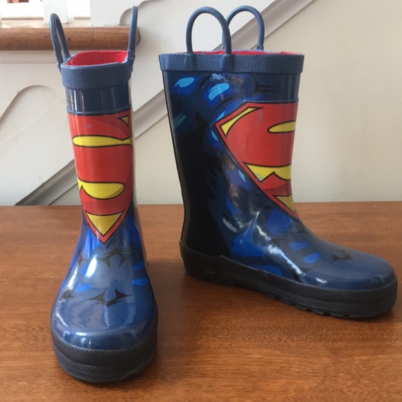 superman rain boots